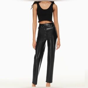 Aritzia Black Straight Leg Pants